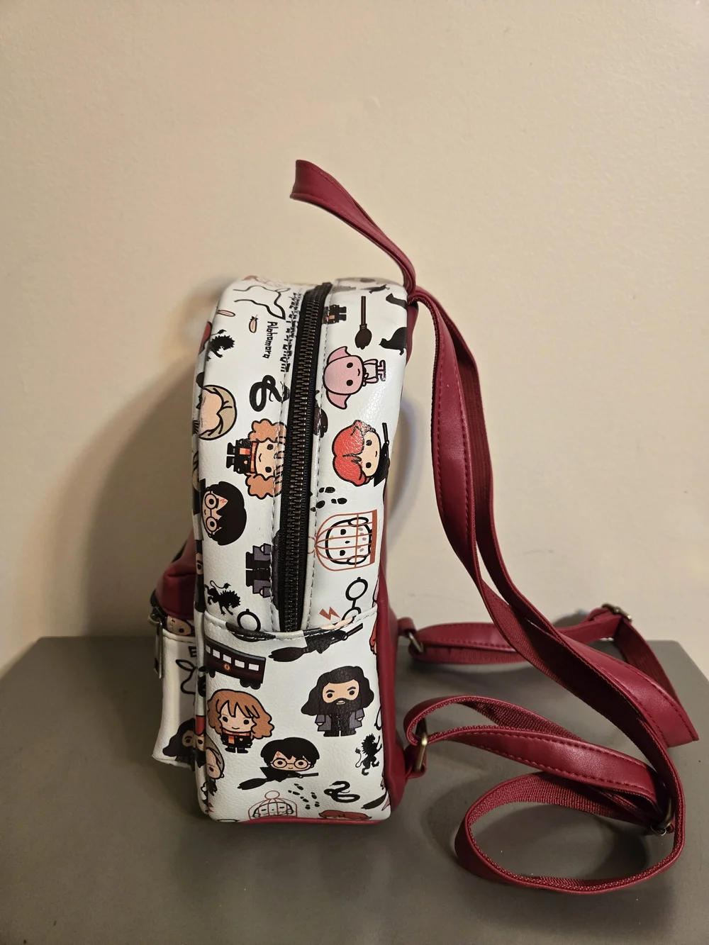 Bioworld Harry Potter Allover Chibi Character Pattern Mini Backpack